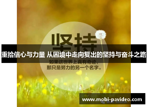 重拾信心与力量 从困境中走向复出的坚持与奋斗之路 重拾信心与力量 从困境中走向复出的坚持与奋斗之路
